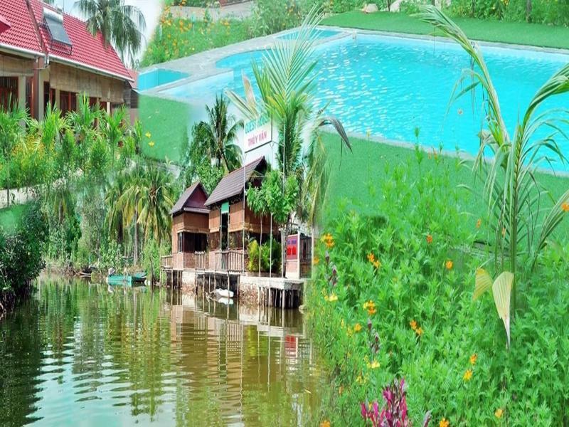 Thuy Van Bungalow Дуонг-Донг Экстерьер фото